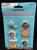 Hippie Chick Butterfly Party Supplies Cake Candles mini molded 6ct.