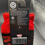 Marvel Antman Mens Ribbed Crew Socks Size 5-12