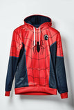 TEAM LIQUID X MARVEL SPIDER-MAN JERSEY HOODIE SZ LARGE