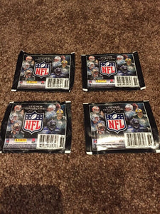 NFL 2014 Sticker Collection 4 Sealed Packs NEW