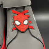 Marvel Spiderman Hightop Sneaker with Stretch Laces EU Size 35