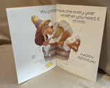 Happy Birthday Greeting Card w/Envelope NEW