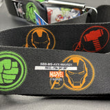 MARVEL AVENGERS Logo Full Color Seatbelt Belt - Marvel Avengers WAV021