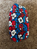 Marvel Spiderman Fuzzy Babba Slippers toddler M/L Shoe Sz 13-4