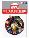 Auburn Tigers Marvel Avengers Perfect Cut Decal 4"x4"