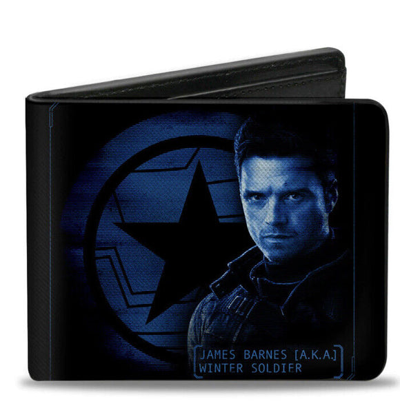 Buckle Down Marvel The Falcon & The Winter Soldier Character Poses Bifold Wallet