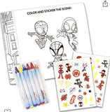 Marvel Spidey & Amazing Friends Color & Sticker Activity Set Ages 3+ Red