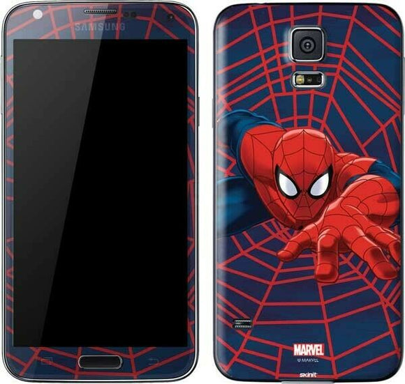 Marvel Spider-Man Crawls Galaxy S5 Skinit Phone Skin NEW