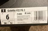 Adidas Goletto VII FG J Soccer Cleats Size 6 NEW