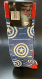 Marvel Captain America Shield & Stripe Shield Mens 2 Pack Socks Sz 6-12