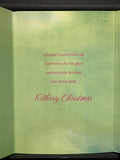 Merry Christmas Dad From Daughter Greeting Card w/Envelope