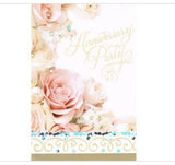 Anniversary Dazzling Bouquet Cards 8 Count Fill In Invitations