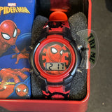 Spiderman Youth LCD Watch In Collectors Tin