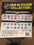2015-16 PANINI NHL HOCKEY 72 PAGE STICKER COLLECTOR ALBUM
