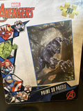 Avengers Black Panther 3D 200 pc Puzzle 12x18”