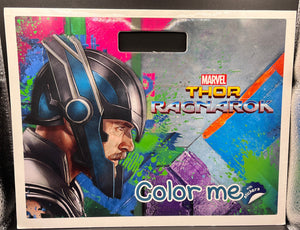 Marvel Thor Ragnarok Color Me w/Stickers New