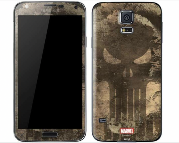 Punisher Long Skull  Galaxy S5 Skinit Phone Skin Marvel NEW